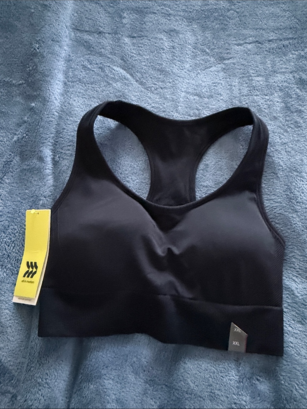 all in motion - XXL Black Activewear Bra